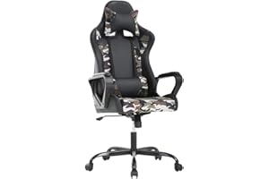 BESTOFFICE Office Chair Gaming Chair Desk Chair Ergonomic Executive Swivel Rolling Computer Chair with Lumbar Support