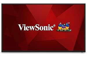 ViewSonic CDE4312 43" 4K UHD Commercial Display with VESP, Wireless Screen Sharing, USB Wi-Fi Capabilities, RJ45, HDMI, USB C