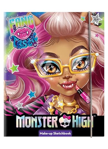 Carnet de croquis Monster High avec trousse de maquillage - LISCIANI - Apprenez l'art du maquillage