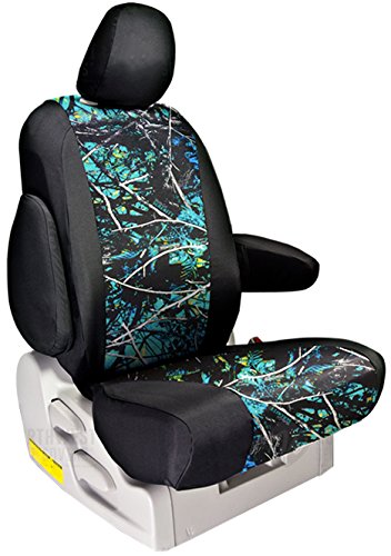 ShearComfort Custom Muddy Girl Seat Covers for Toyota RAV4 (2013-2018) FRONT SEATS: Serenity Sport for Buckets w/Adjustable Headrests (XLE, LE plus, SE, or Limited Models)