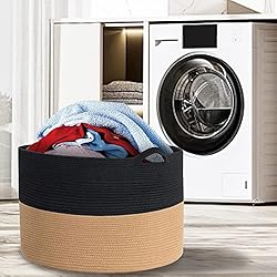 MXMHOME XXL Woven Rope Basket With