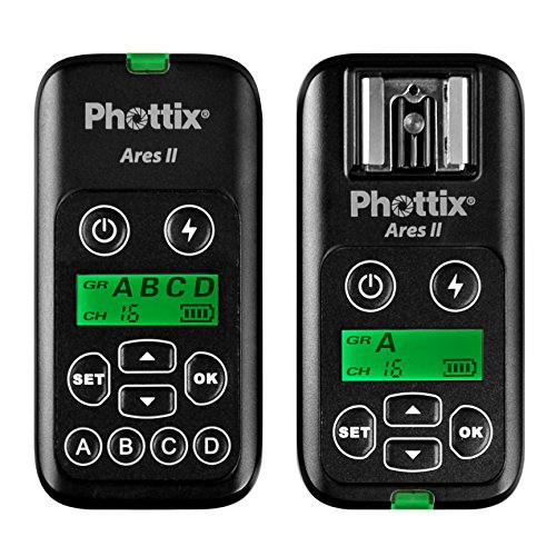Phottix Ares II Wireless Flash Trigger Kit - Transmitter and Receiver (PH89550)
