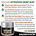 Hemp Cream Relief Rub - 500mg Organic Hemp Oil Extract Topical Soreness Reliever for Arthritis Knee Muscle Relaxer Nerve Plus + Pure EMU Arnica Montana Squalane Daily Lotion Salve Balm Ointment