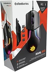 SteelSeries Rival 600 Gaming Mouse 12000 CPI TrueMove3+ Dual Sensor 0.05 view 12