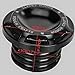 Aluminum CNC Fuel Gas Tank Cap with Rubber Washer For Harley Sportster Davidson 1200 883（Black）