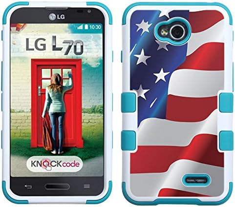 UNIQUITI LG Ultimate 2 Case - TuMax Hybrid Cover(WHTL) - DESIGN (USA Flag)