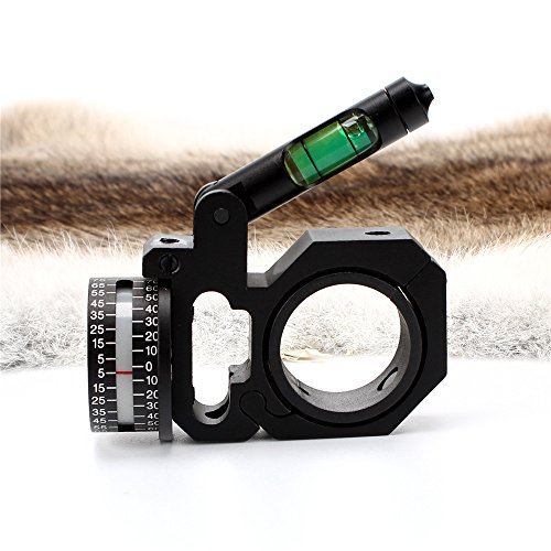 ohhunt High Accuracy Angle Cosine Indicator Kit and Bubble Level Fit 1 inch 30mm Tube Rifle Scope Mounts light weight made of aluminum