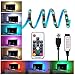 20 Colors LED Strips Bias TV Backlight,RGB Lights with Remote Control for HDTV, Flat Screen TV Accessories and Desktop PC