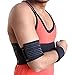 Wonder Care-Left Right Shoulder Immobilizer Arm Sling Elastic Brace for Clavicle Collar Bone Dislocation Subluxation Shoulder stabilizer Compression Brace After Rotator Cuff Surgery - Black-Size 3