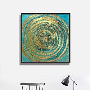 Framed Canvas Wall Art for Living Room, Bedroom Texture Canvas Prints for Home Decoration Ready to Hang - 16x16 inches