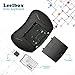 [2017 Newest] Leelbox 2.4Ghz Mini Wireless Keyboard Air Touchpad Mouse For Android TV Box PC PAD Smart Tv---Black