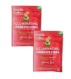 SpaLife Under Eye Patch - Korean Skin Care Eye Patches 2 Pack of 12 treatment Each (Green Tea + Vitamin C)