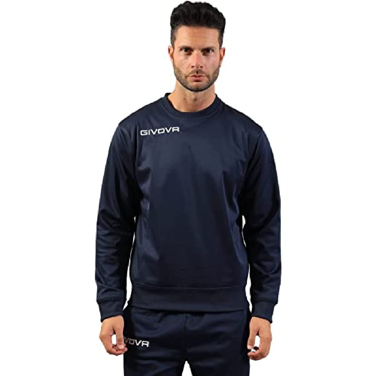 Givova, round neck shirt givova one, blue, 3XL