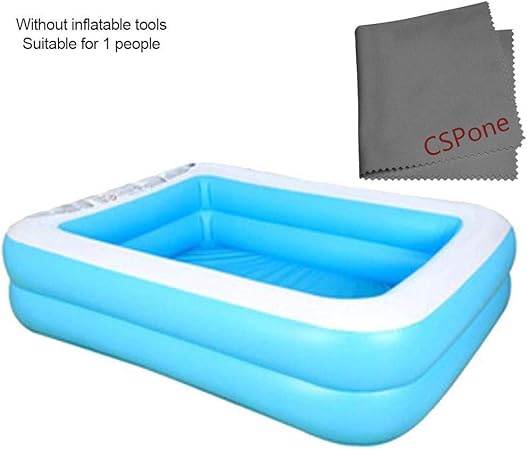 large rectangular paddling pool
