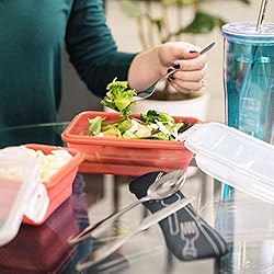 Roaming Cooking Reusable Travel Utensils with Case