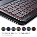 Cooper Backlight Executive Keyboard case Compatible with Acer Iconia Tab 8 FHD, 8 W | 2-in-1 Bluetooth Wireless Backlit Keyboard & Leather Folio Cover | 7 Color LED Keys (Black)