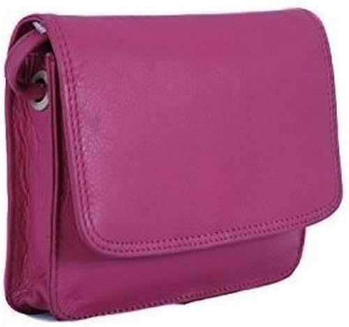 fuschia pink shoes and bag
