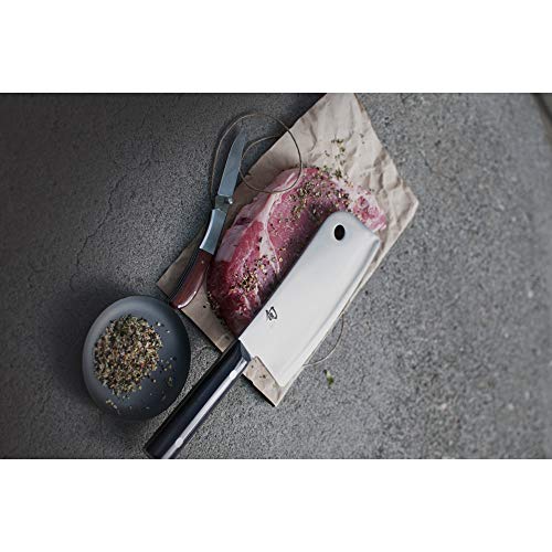 Shun Classic 6Inch Meat Cleaver Handcrafted in Japan; Heavy Duty