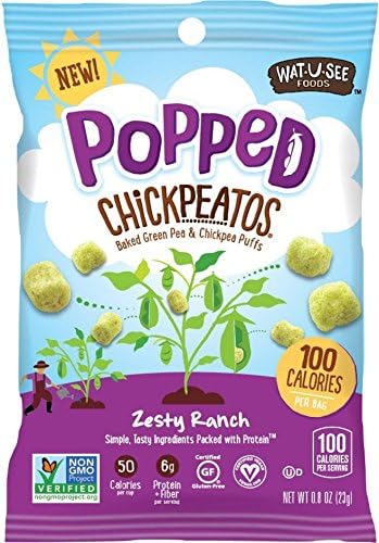 Popped Chickpeatos 12 Pack Zesty Ranch 100cal