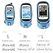JOY COLORFUL Bicycle Bags Bicycle Front Tube Frame Cycling Packages 4.2,4.8,5.5 inches Touch Screen Mobile Phone Bags Professional Bicycle Accessories (Blue, Large)