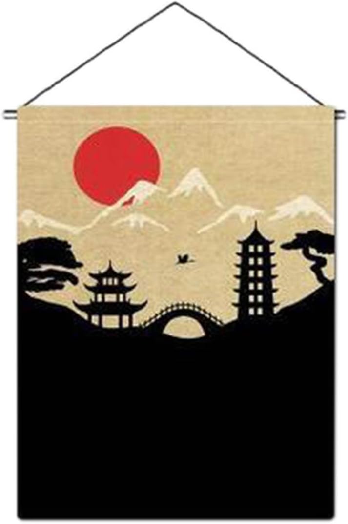 Gentle Meow Japanese Style Sushi Bar Curtain Decorative Curtain Tapestry, Beige#2