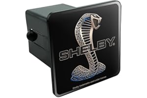 GRAPHICS & MORE Shelby Cobra Logo Tow Trailer Hitch Cover Plug Insert