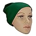 DALIX Solid Color Beanie Cap 8 inch Winter Hat Warm Snowboard Ski Hat Dark Green
