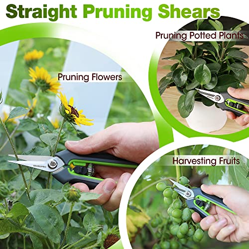 WORKPRO Garden Pruning Shears 2 Pack, 8\