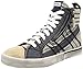 Diesel Men's D-Velows LACE Vintage-Sneaker mid, Midnight Navy, 8.5 M US