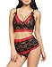 Avidlove Women's 2 Pieces Lingerie Set Babydoll High Waisted Panty Thong For Honeymoon
