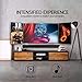 Sound bar for TV, Vinoil 2.1 Channel 35 Inch TV Soundbar Media Player with Built-in Subwoofer, 105 dB, Strong Bass, Optical/AUX/Coaxial Input, Wall Mountable, Surround Sound System for Home TV