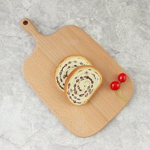 MUZUO Rustic Wood pizza peel Tableware Serving Tray, Decorative Trays, Platters for Tea Coffee Wine Red Cocktail Meals Fruit Serving -Premium Quality, Eco-friendly,(L Size)