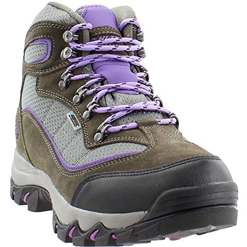 Hi-Tec Women's Skamania Mid Waterproof Hiking Boot, Grey/Viola,11 M US - Thumbnail 7