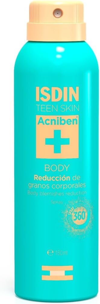 ISDIN Acniben Body Spray 150ml Salicylic Glycolic Acid for Acne Bacne Chest