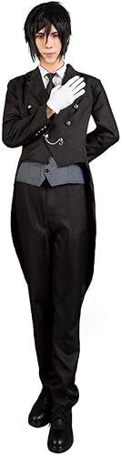 Amazon Procosplayjp セバスチャン ミカエリス コスプレ コスチューム 衣装 執事 執事服 喫茶 タキシード 洋服 スーツ Mp M バスト 93cm コスプレ 仮装 通販