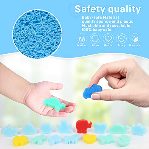39pcs Painting Kits for Kids, YGDZ Early Learning Kids Paint Set Sponge Painting Foam Brushes Art Craft Drawing Tools for Kids Toddlers - Thumbnail 4