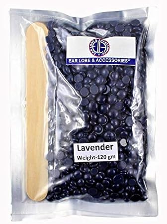 Lavender No Strip Flavor Depilatory Wax Pearl Hair Removal Hot Wax