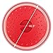 OUCHAN Collapsible Microwave Plate Cover Colander Strainer for Fruit Vegetables,BAP Free and Non-toxic (Red)
