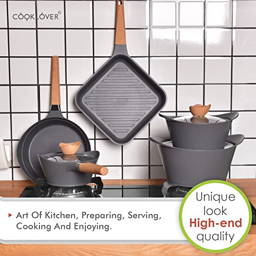 Cookware Set Nonstick 100 PFOA Free Induction Pots and Pans Set with