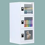 MECOLOR Small Storage Cabinet Locker with Padlock
