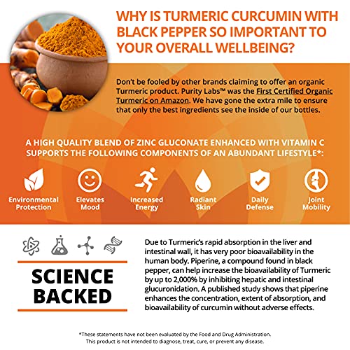 Organic Turmeric Curcumin 2,250MG. Highest Quality And Potency