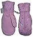 N'Ice Caps Kids Thinsulate Waterproof Easy On Zip-Up Reflector Winter Mittens