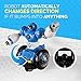 WolVol Bump and Go Robot Toy - Realistic Action with Interactive Sound & Bright Lights - Perfect Gift for Any Occasion for Kids Boys & Girls