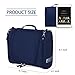 Hanging Toiletry Bag Travel Cosmetic Kit - Large Essentials Organizer - Sturdy Hook Makeup bag - Heavy Duty Waterproof for Men and Womens (Dark Blue)