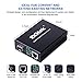 10Gtek Gigabit Ethernet Media Converter with a 1000Base-SX Module Included, MMF Dual LC Fiber to Ethernet RJ45 Converter for 10/100/1000Base-Tx to 1000Base-SX, UL Certified, up to 550m