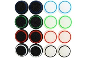 Pack of 16 Units Pandaren Silicone Thumb Grip thumbstick Noctilucent Sets for PS2, PS3, PS4, Xbox 360, Xbox One Controller