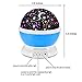 Night Light Lamp LESHP Sky Romantic Baby Star Nightlight Projector with 360 Degree Rotation 4 LED Bulbs 9 Light Color Changing for Kids Baby Bedroom Christmas Gifts
