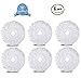 6 Pack Microfiber Spin Mop Replacemet Head for Spin Mop, Standard Size Mop Refills for Hurricane Mopnado Spin Mop Systems