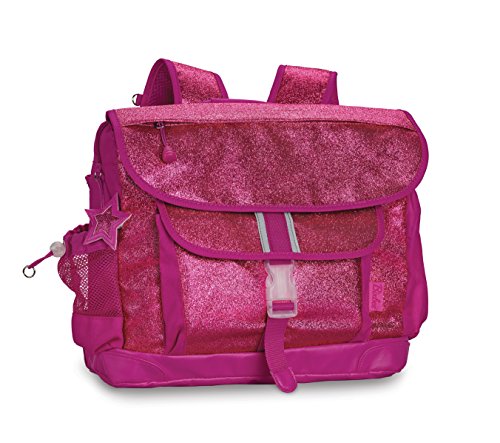 Bixbee Sparkalicious Glitter Backpack - Medium - Ruby Raspberry