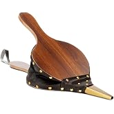 Fireplace Bellows 17"x7.5" Large Wood Bellows Fireplace Tools Accessories | Put Out a Lot of Air, Decorative, Easy to Store, Portable, Wooden, Cast Nozzle, Fire Pit, Camping, BBQ, Grill, Chimney